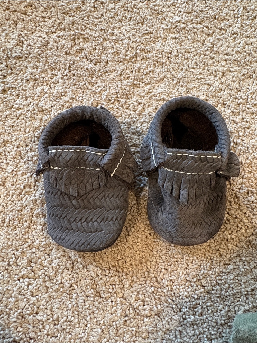 Freshly Picked Suede Leather Moccasin Baby shoes slippers